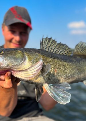 Snoekbaars voor Sander bij fishing adventure Lake